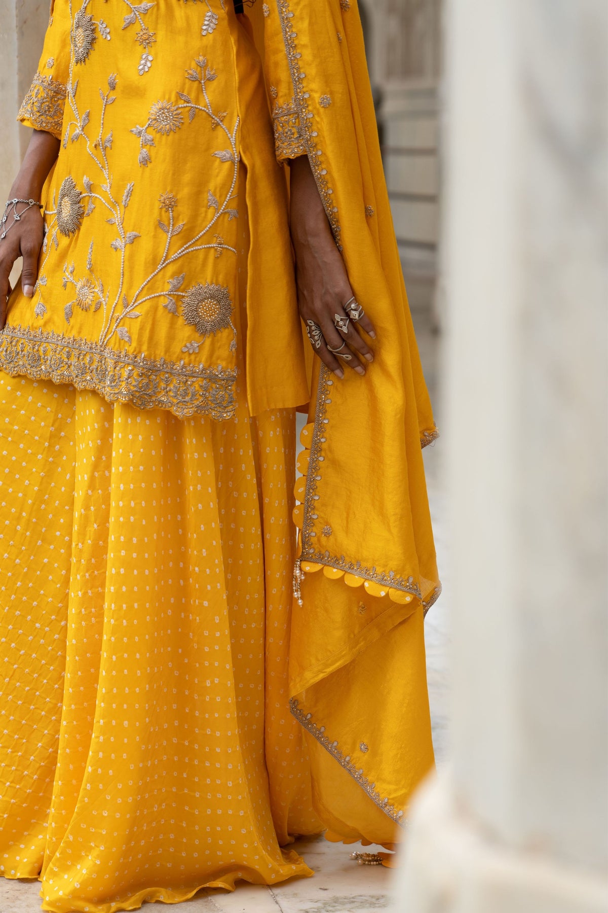Sunflower Sharara Set