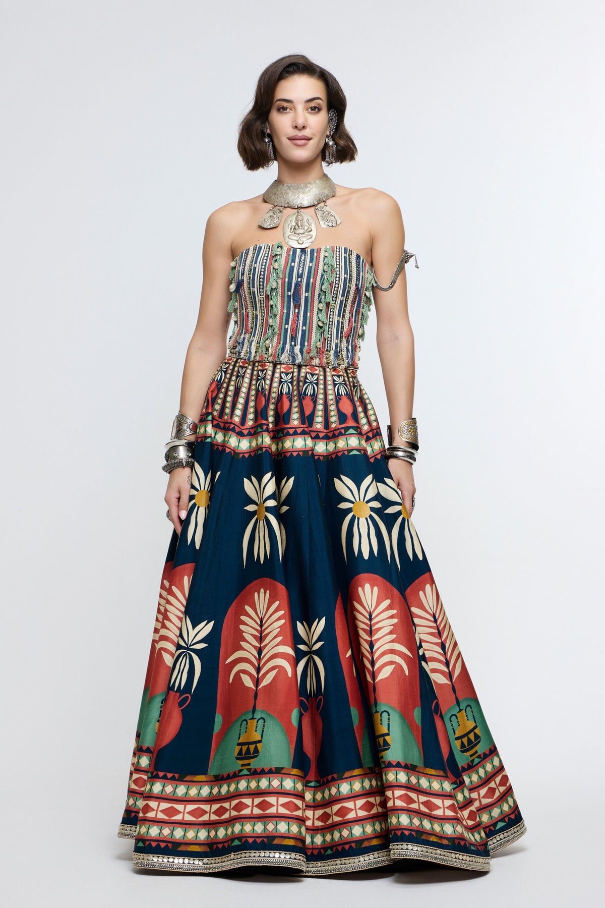 Amera Fring Corset Set
