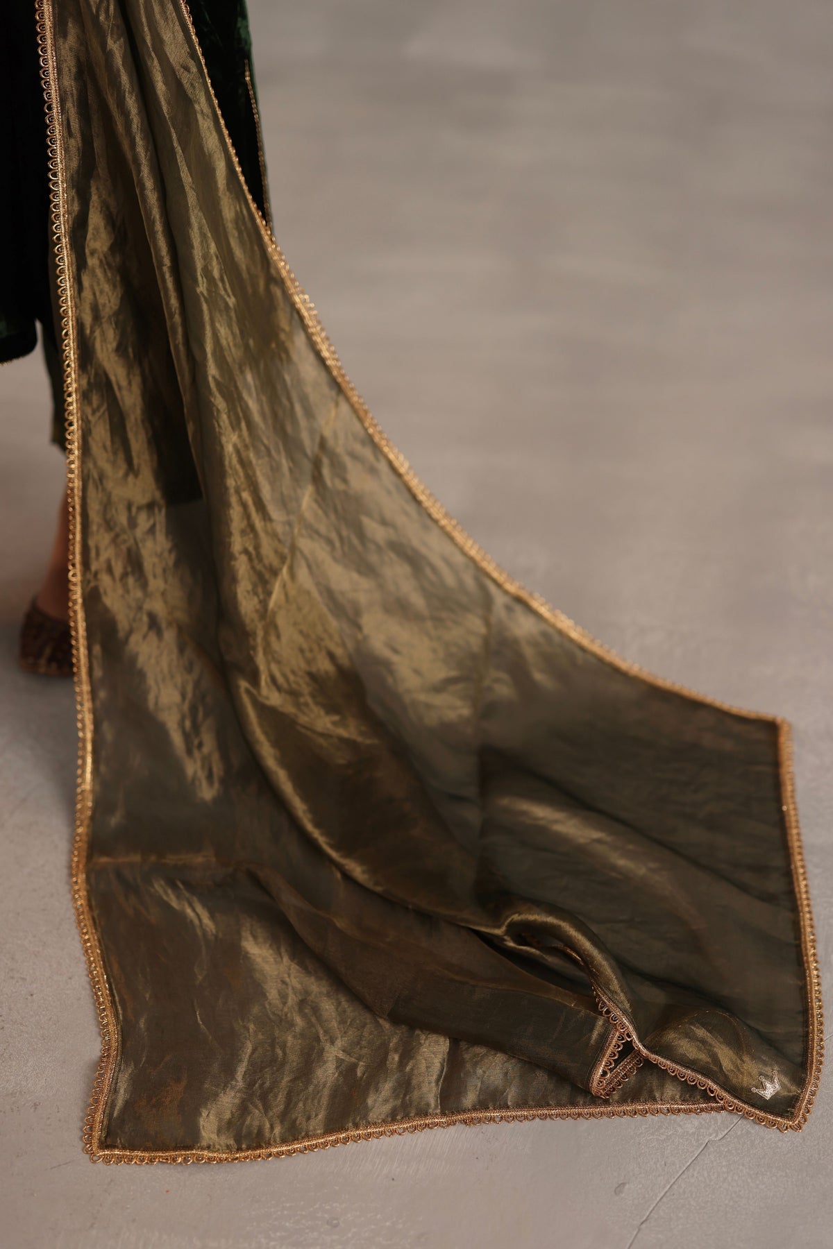 Minar Green Kurta Set