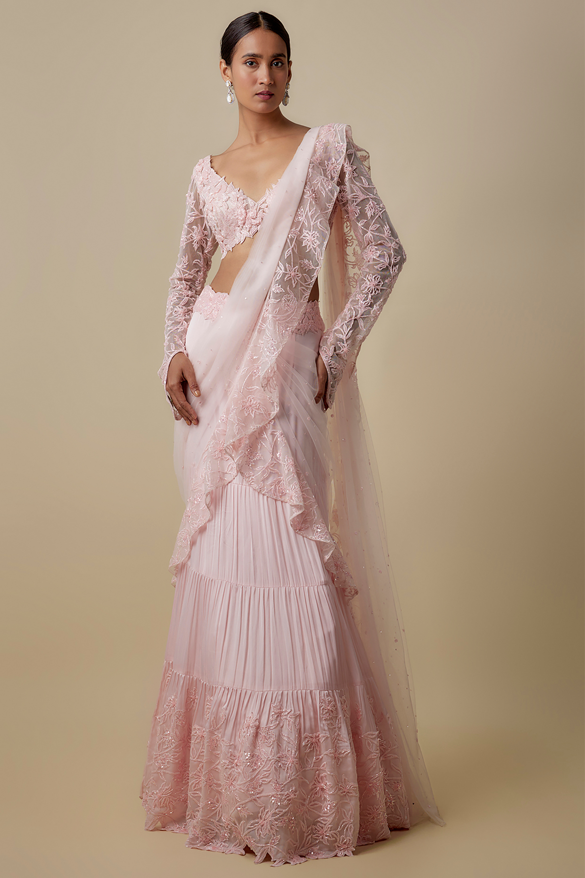 Finery Drape Saree Set
