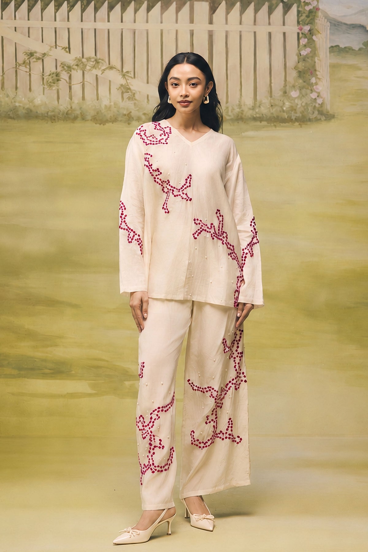 Porcelain Ink Co-ord Set