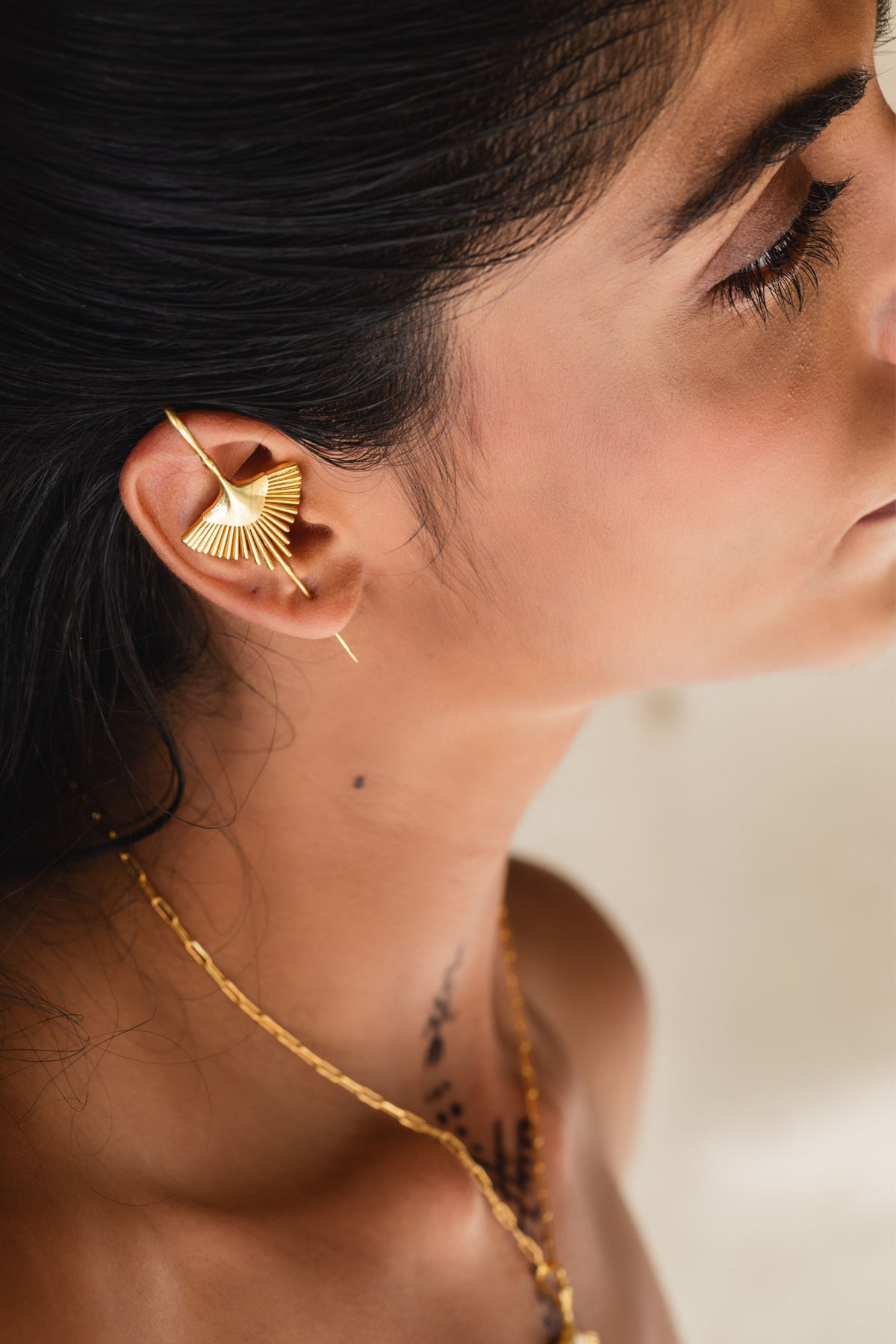 Eagle Ear Cuff Gold