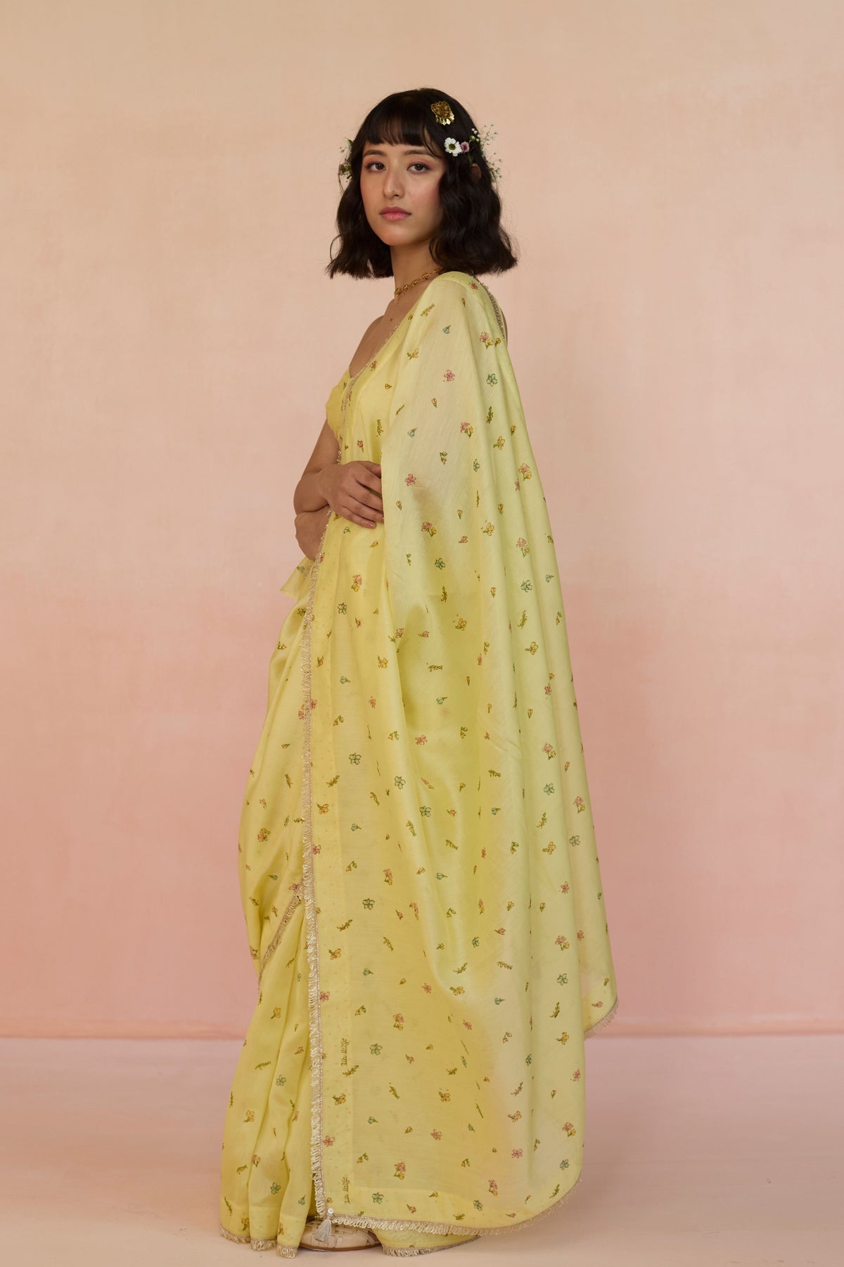 Peela Silk Saree