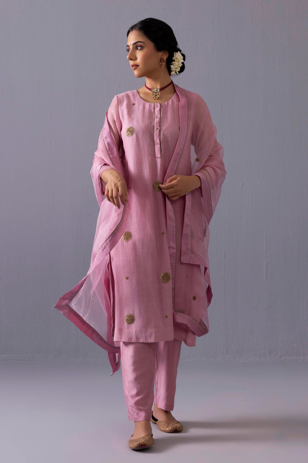 Malti Pink Kurta Set