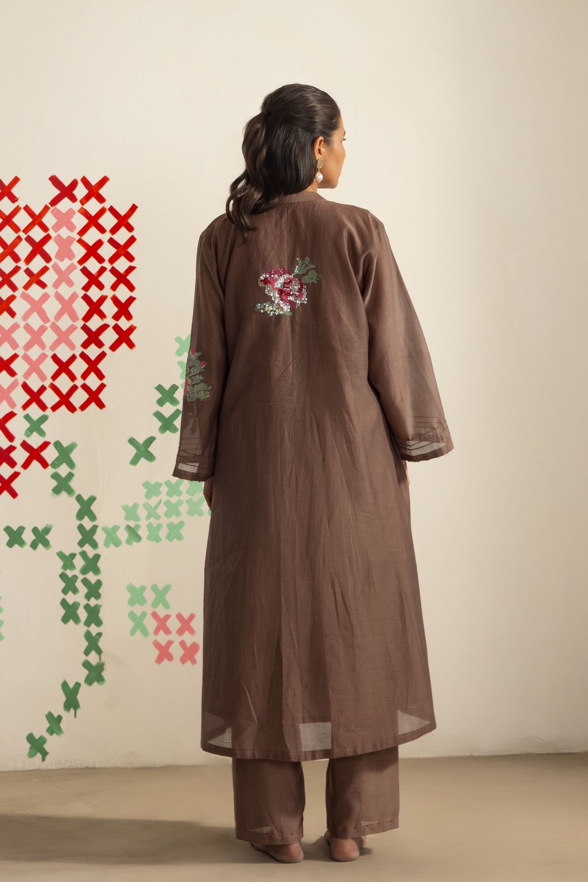 Maple Brown Kurta Set
