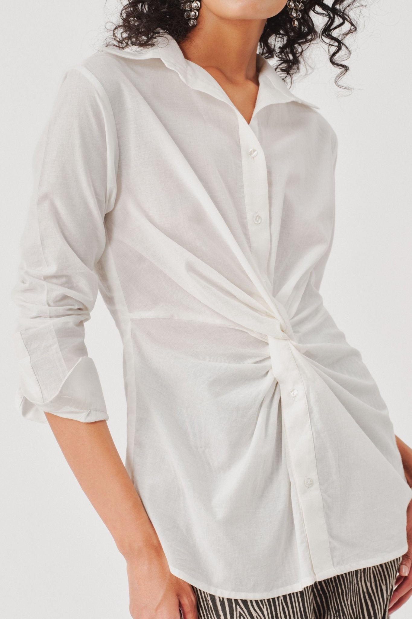 Cotton Twist Shirt - Aroka - Elahe