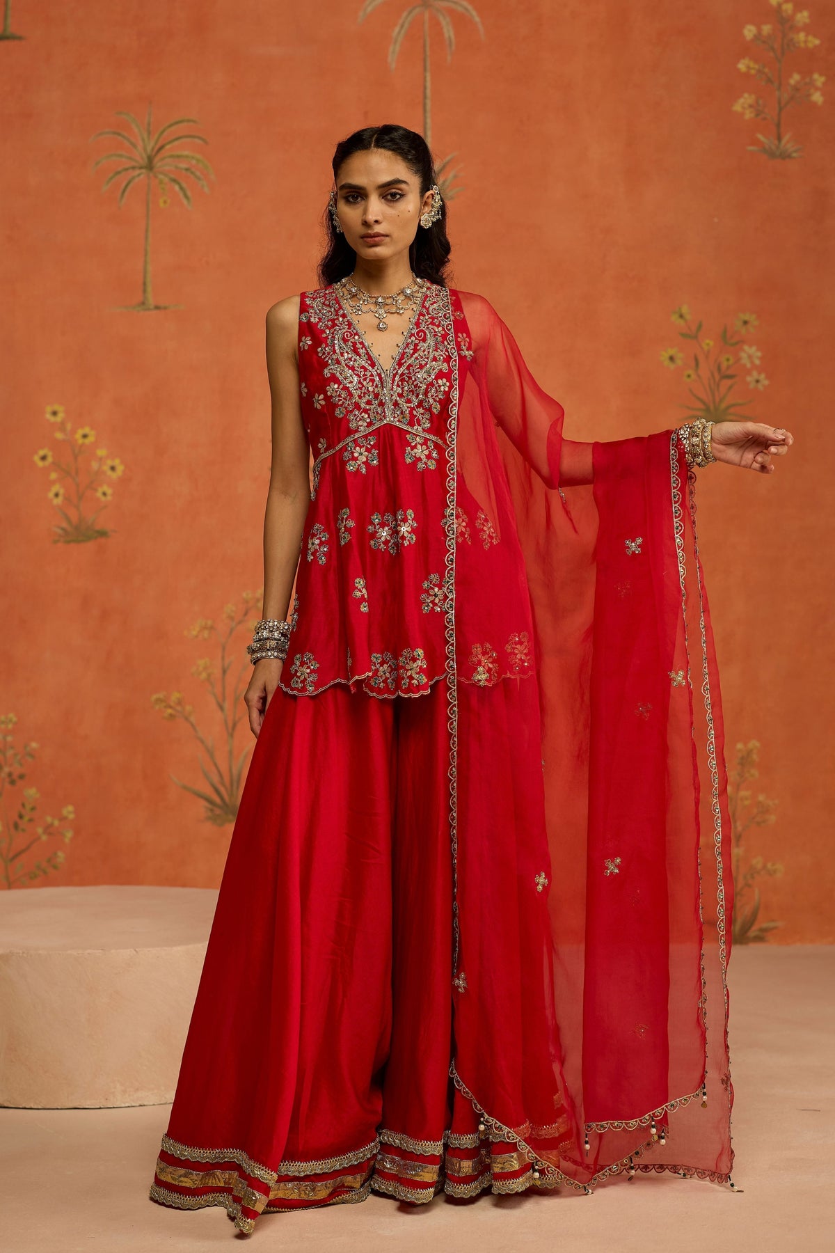 Yuvika Sharara Set