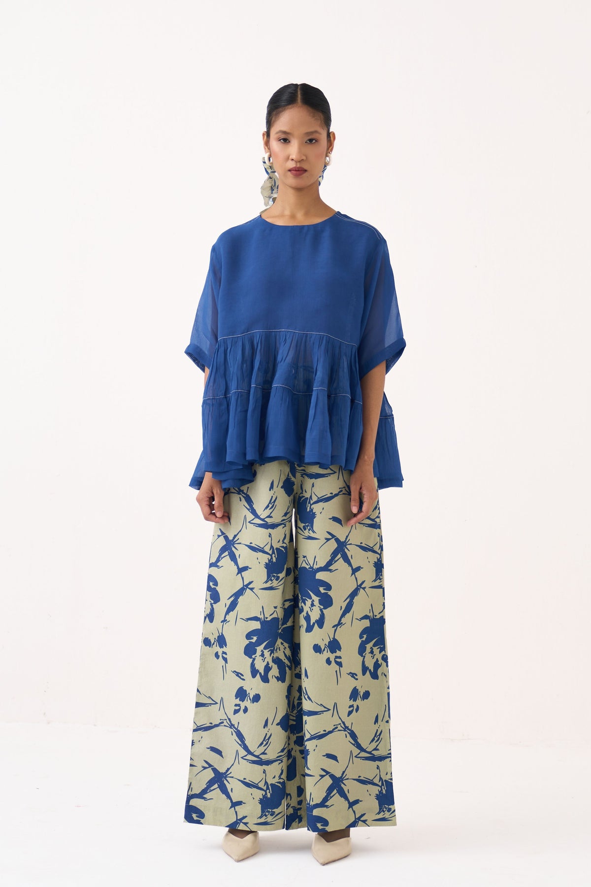 Yoke Gather Top Co-Ord Set