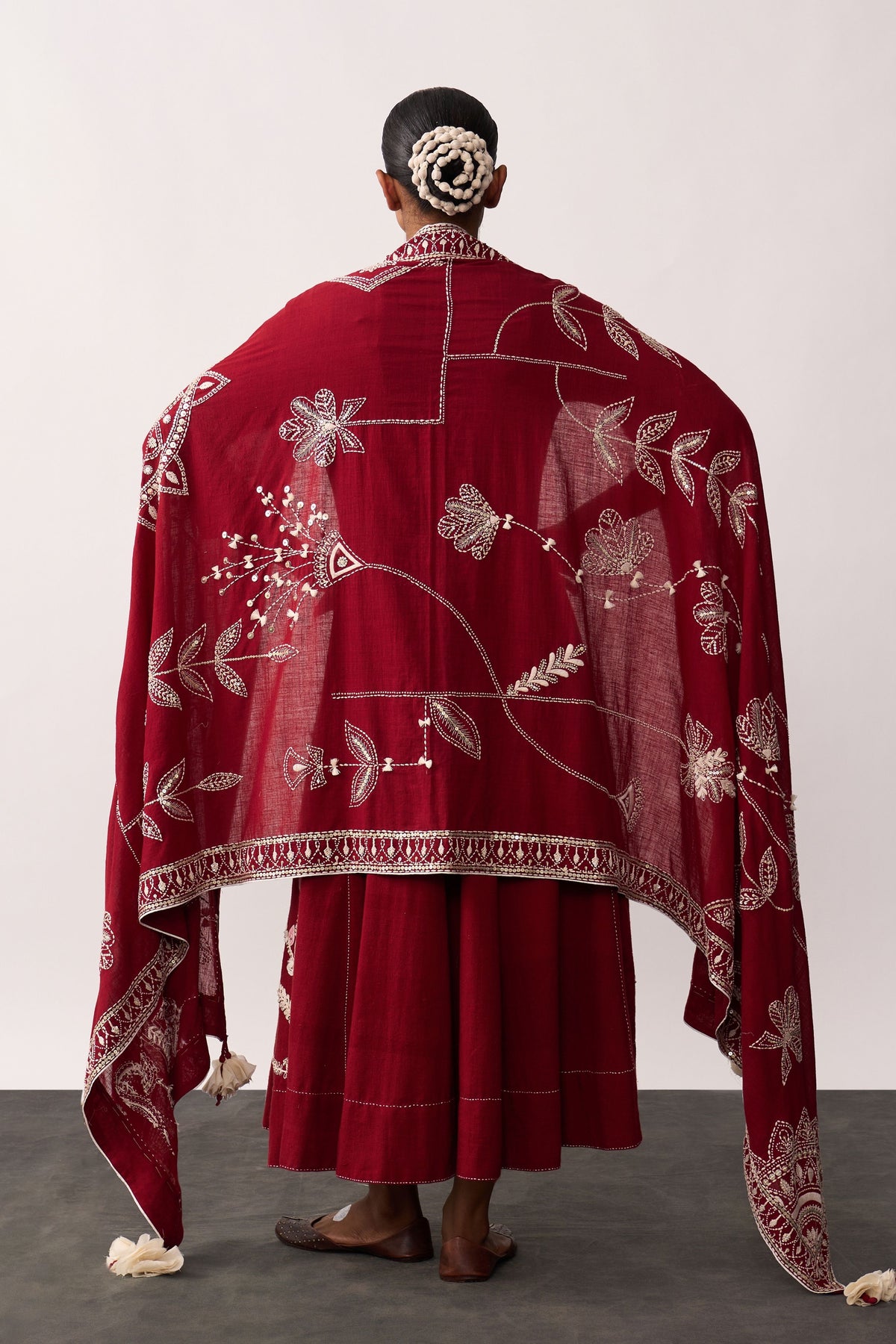 Rani Laxmi Red Dupatta