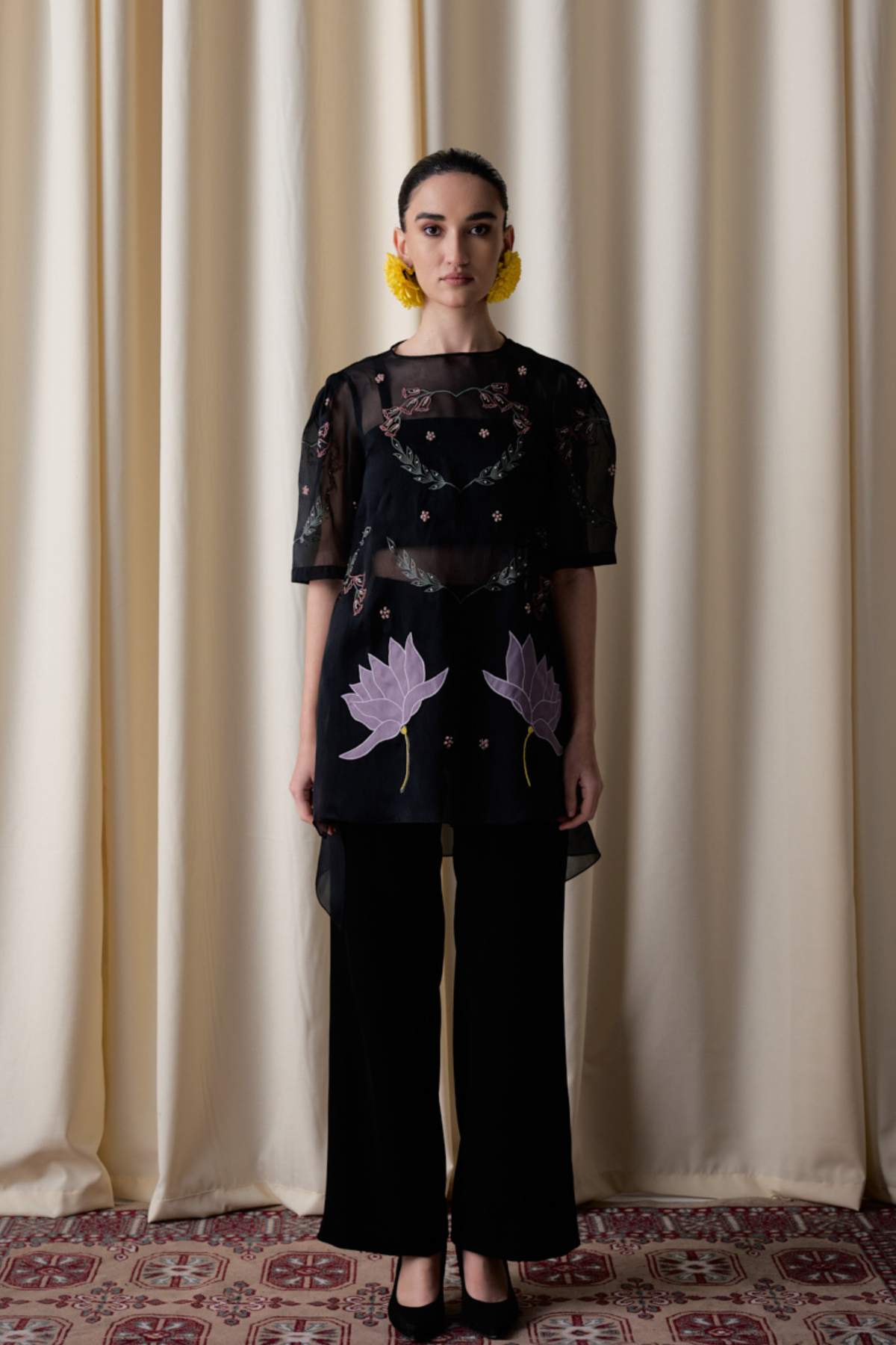 Nightfall Lotus Ensemble Co-ord Set