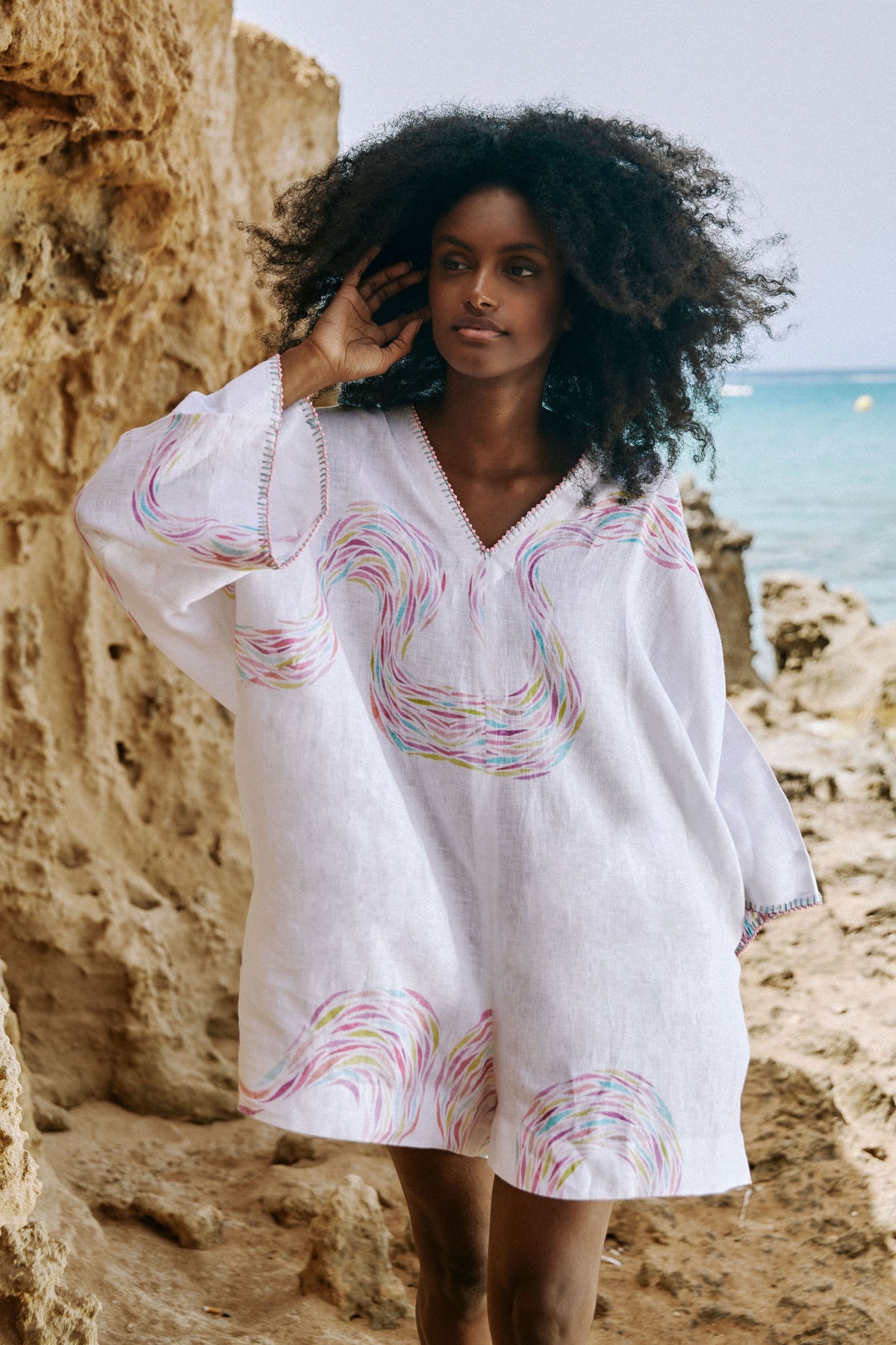 Brush Stroke Romper