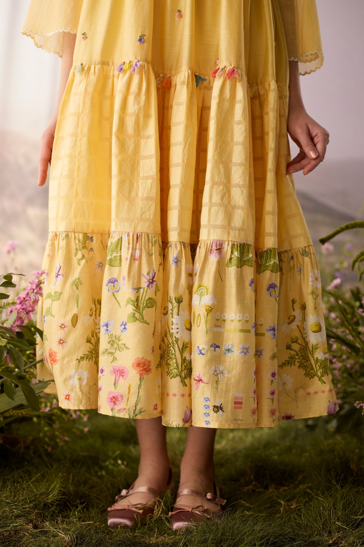 Sunray Floral Dress