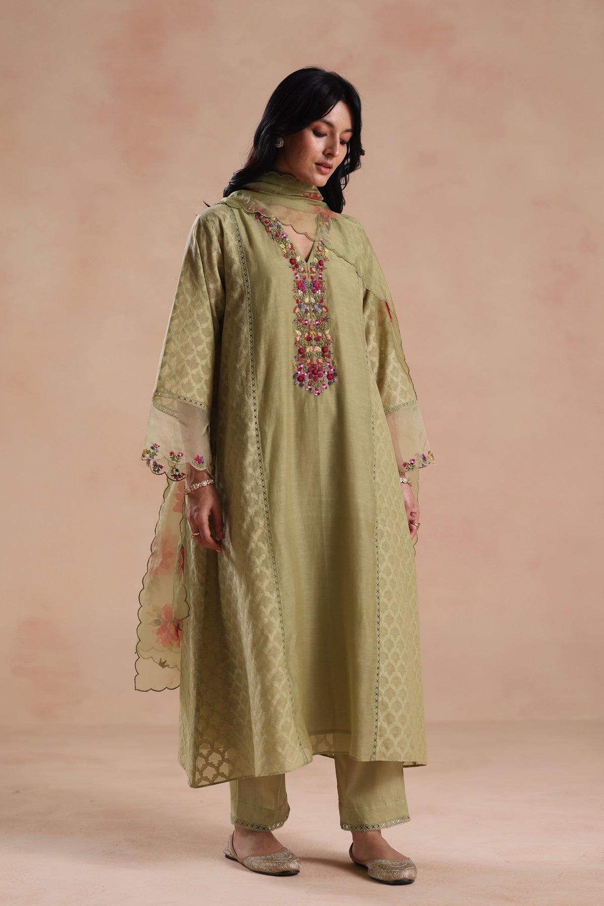 Rua Green Kurta Set