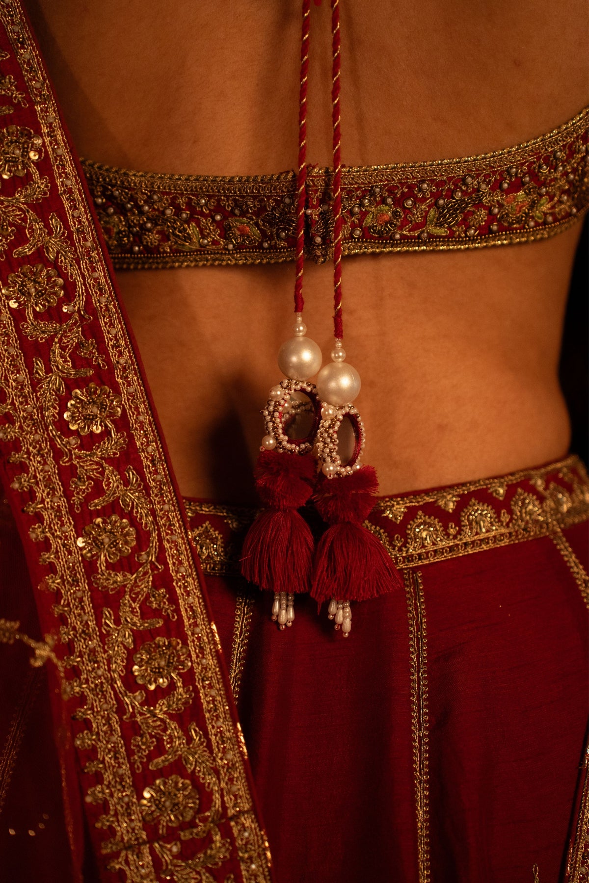 Surkh Rang Lehenga Set