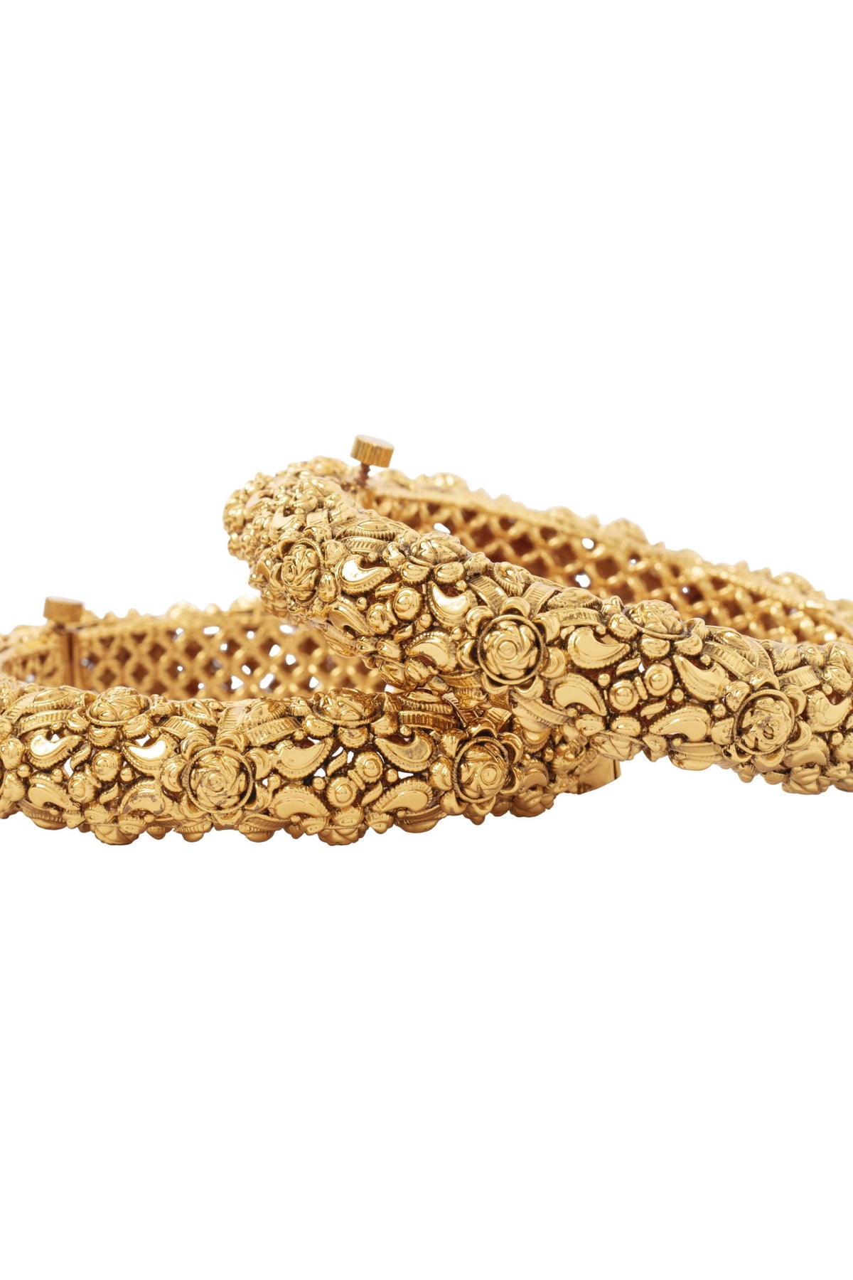 Isvaraah Gold Plated Bangles