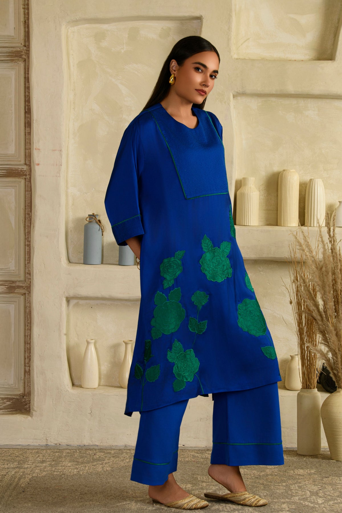 Gulabo Royal Blue Kurta &amp; Pants