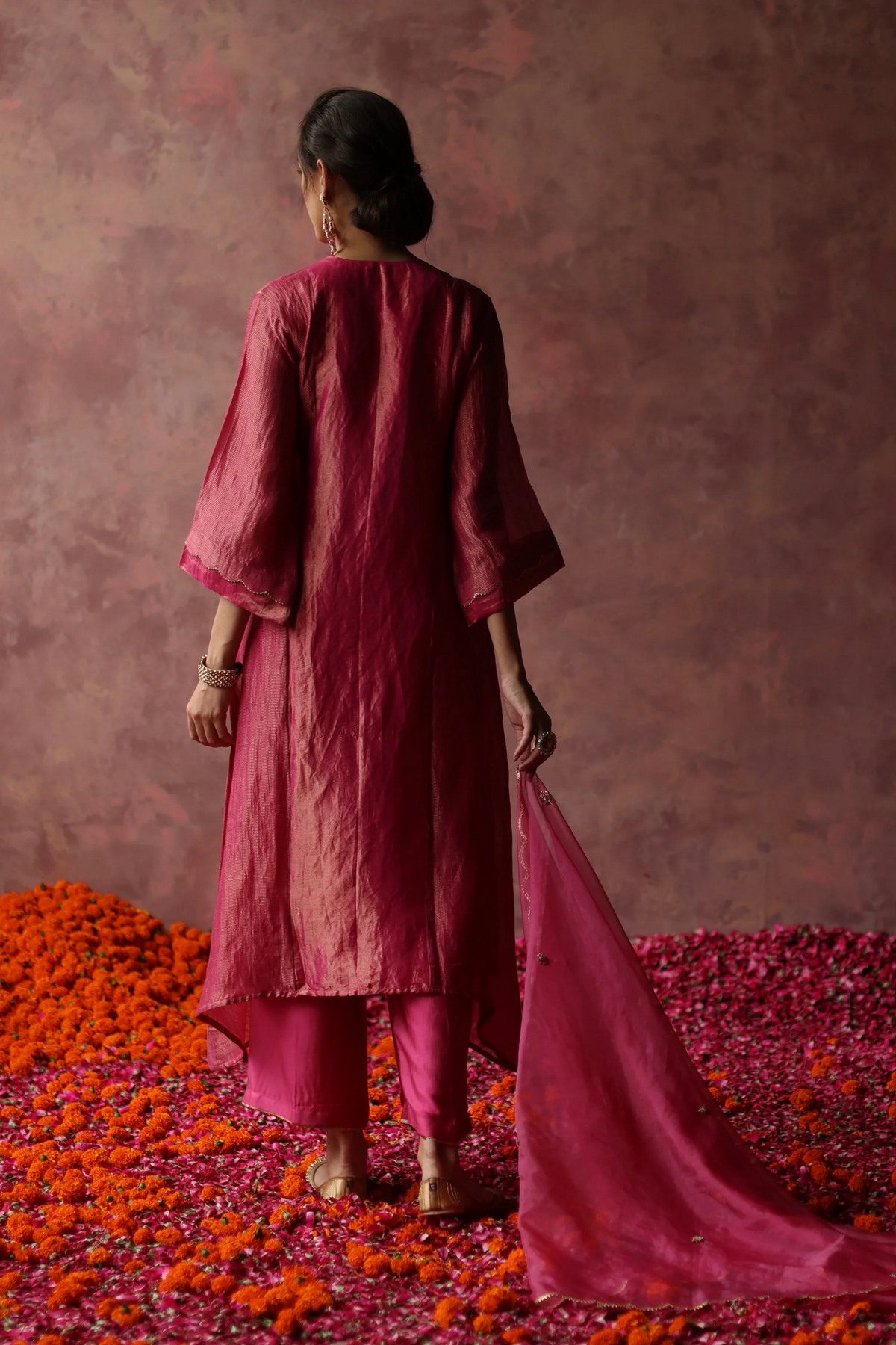 Fuchsia Pink Paakizah Kurta Set