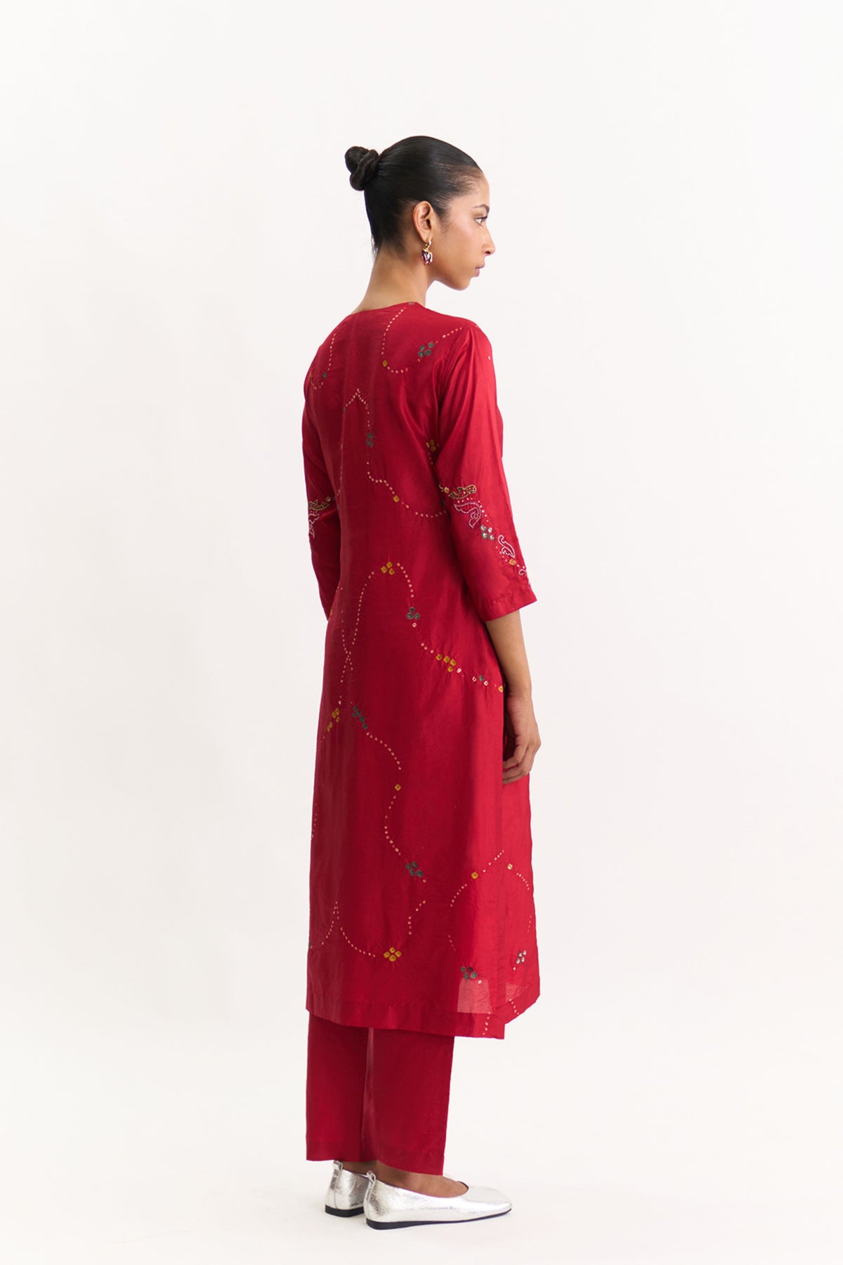 Roam Maroon Kurta Set