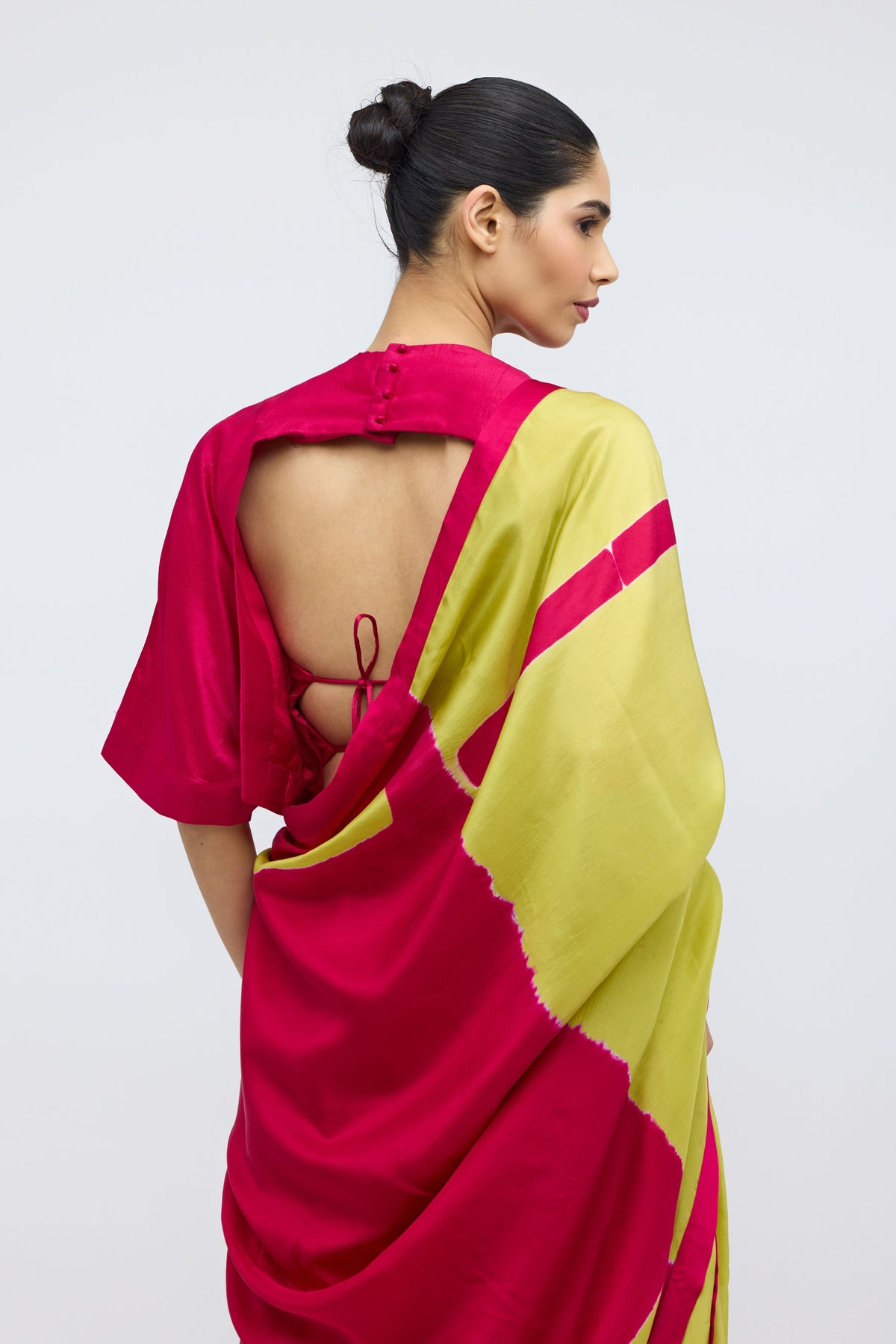 Aks Hand Dyed Silk Saree