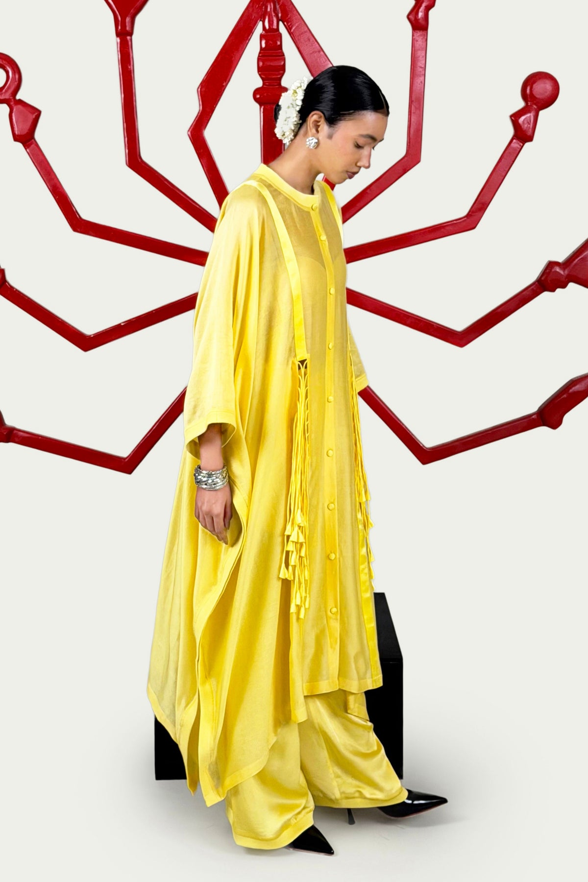 Yellow Kaya Kaftan