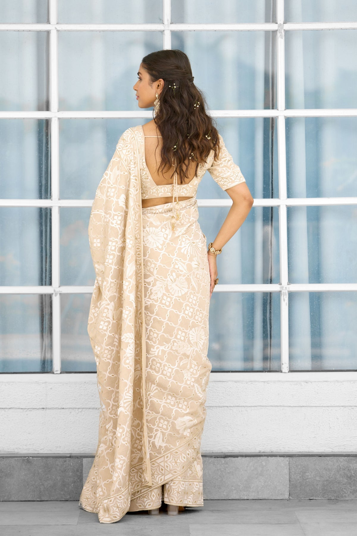 Honey Drop Saree Set