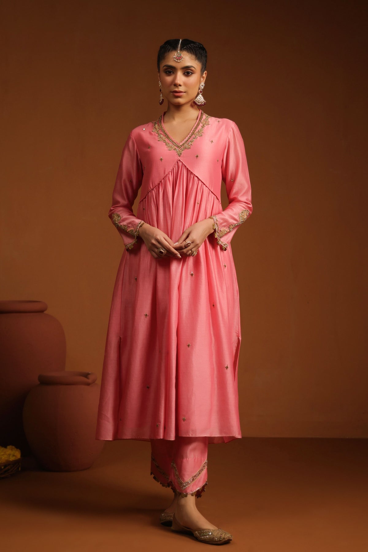 Gulaabi Kurta Set