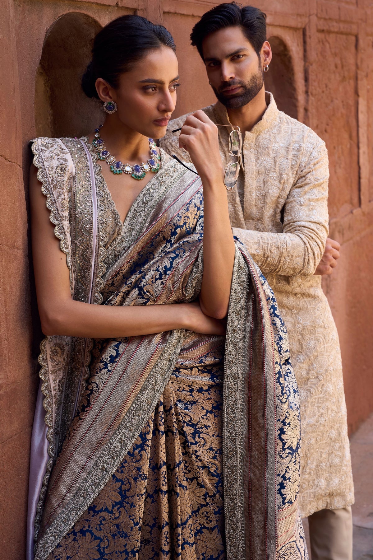 Golden Beige Kurta Set