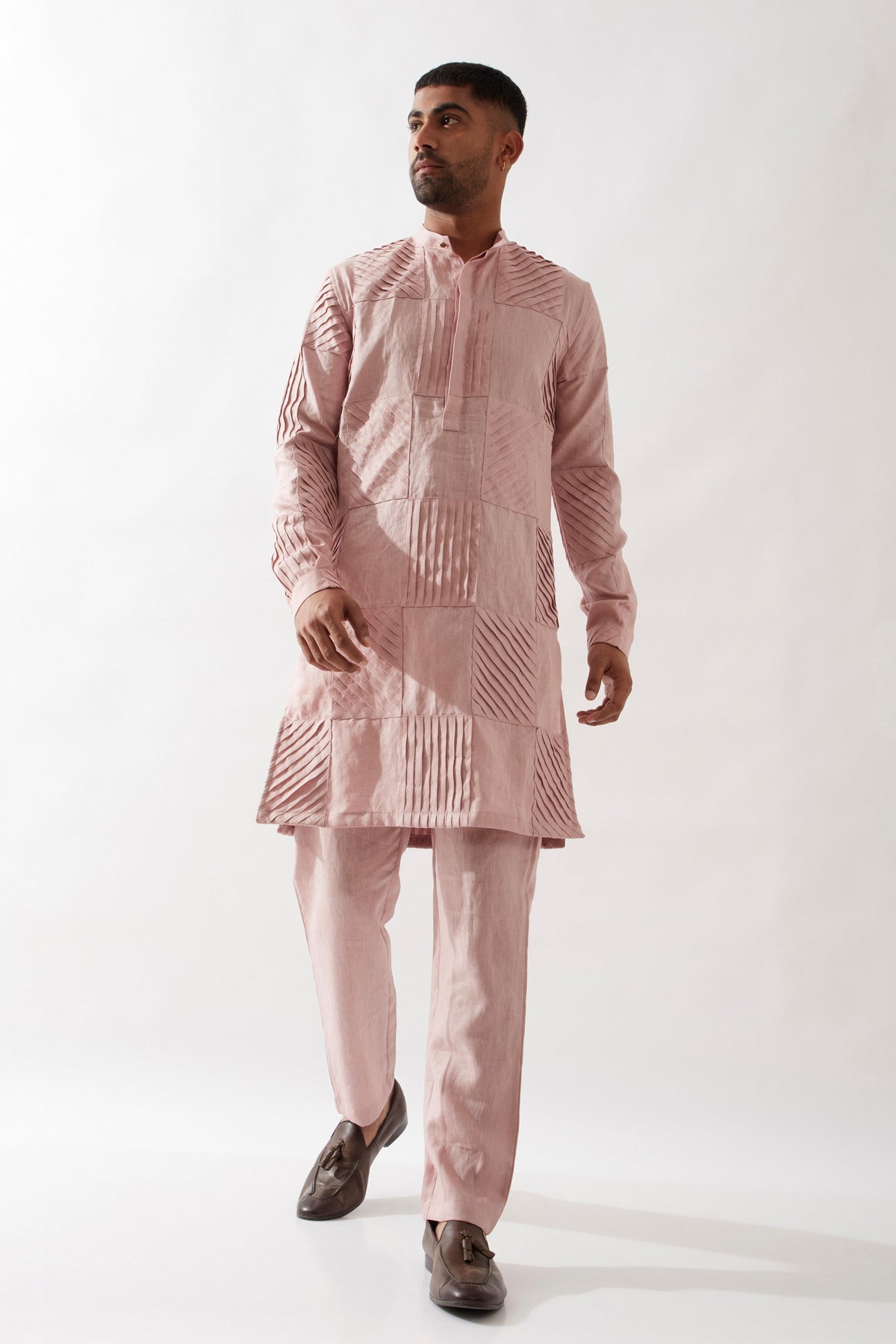 Ezra Pink Kurta Set