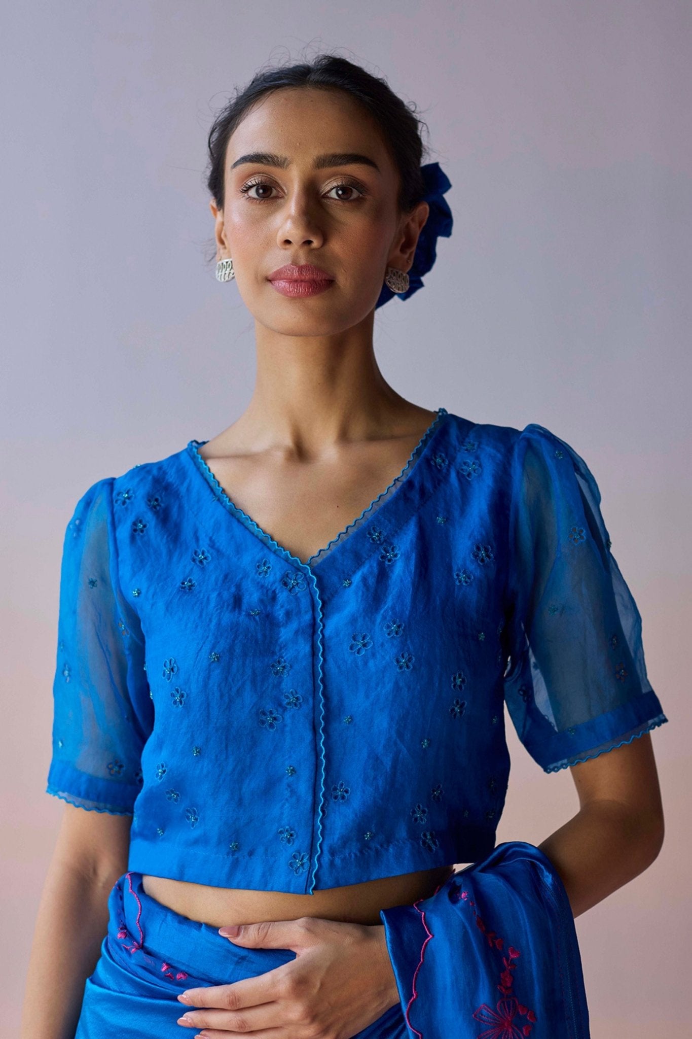 Starbloom Persian Blue Blouse - Surmaye - Elahe