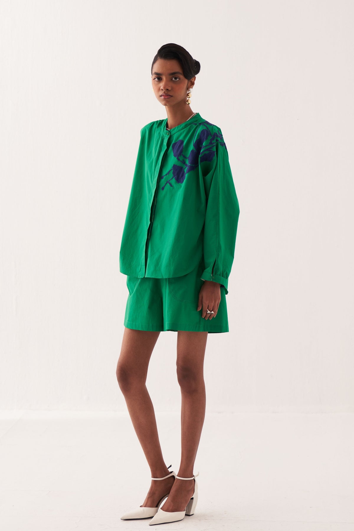 Emerald Applique Shirt