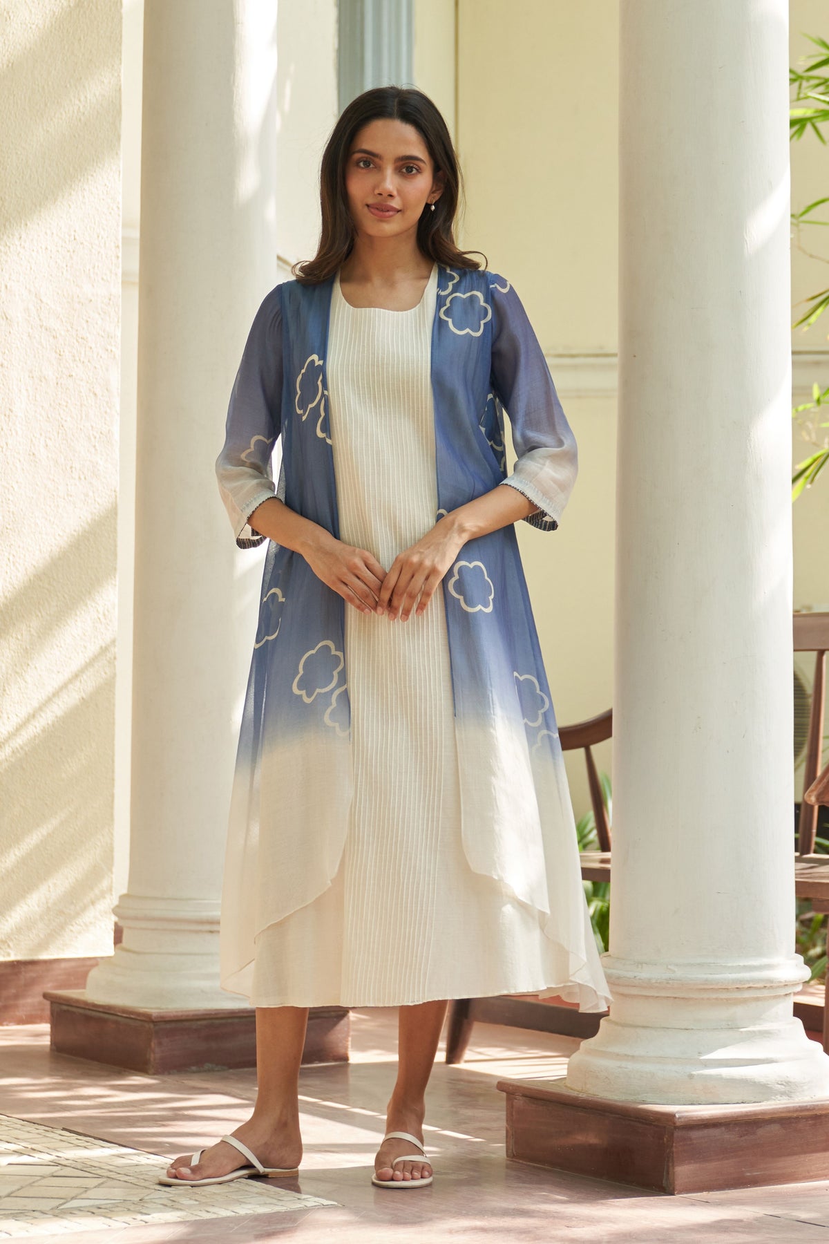 Ocean Blue Jacket Dress