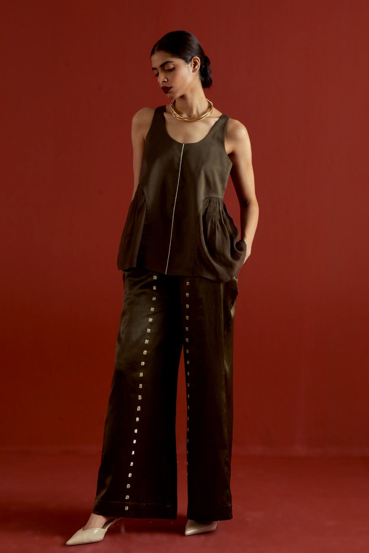 Side U-gather Top Set