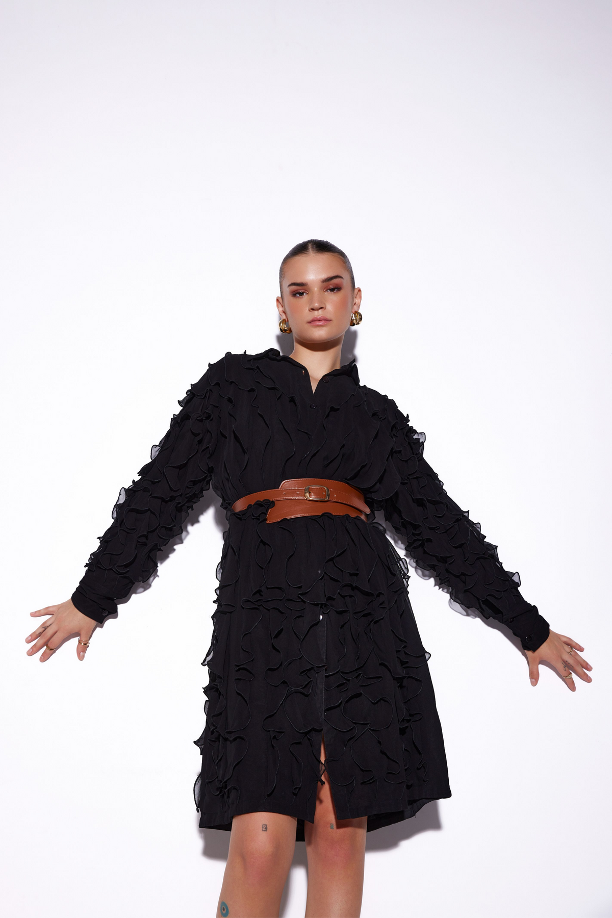 Ethen Ruffle Dress