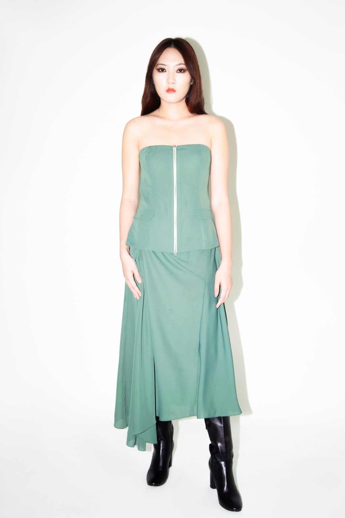 Azura Tube Green Top