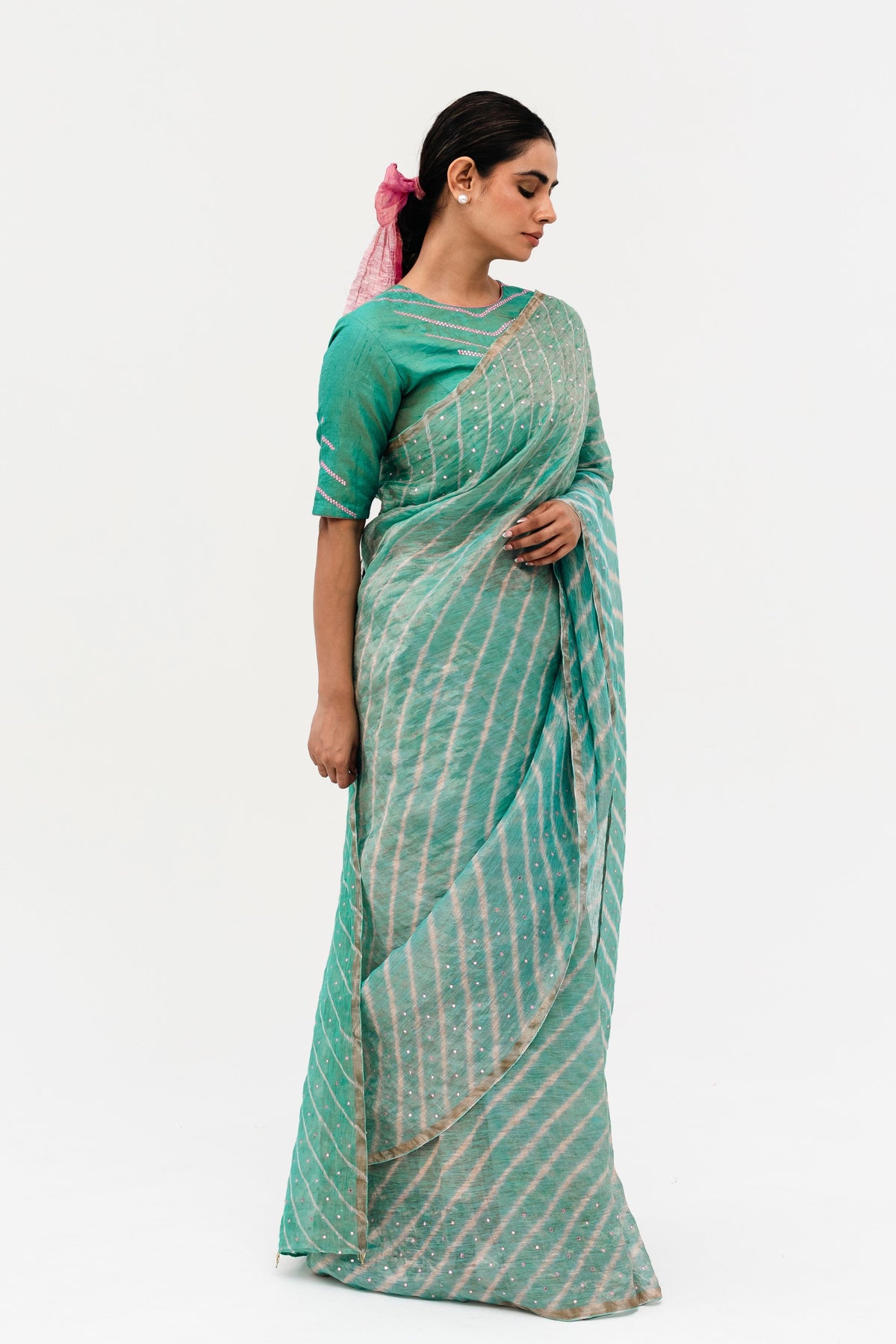Blue Luni Saree