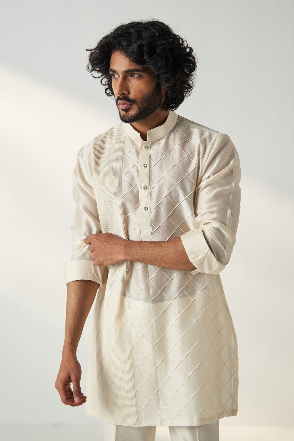 Ivory Kabir Kurta Set