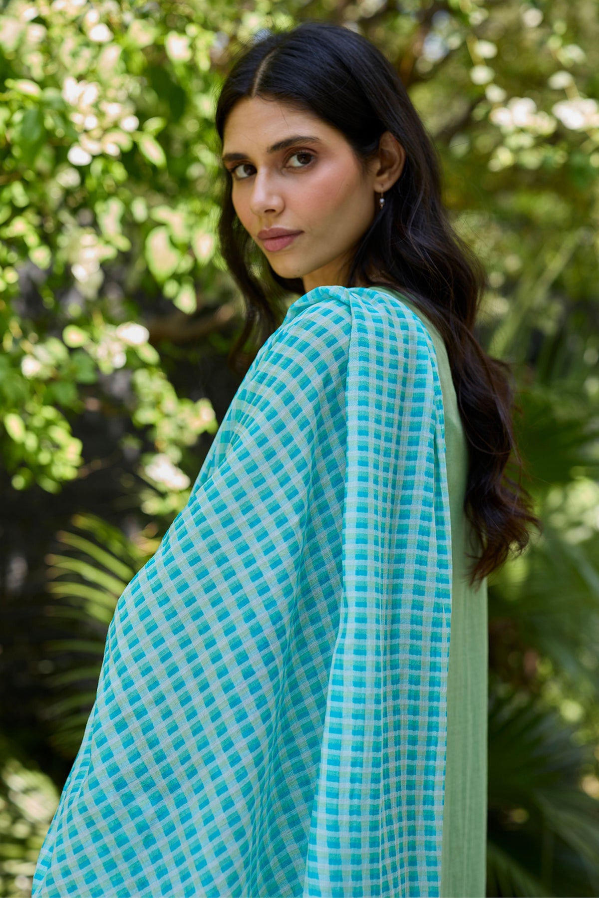 Crossroads Jade Green Dupatta