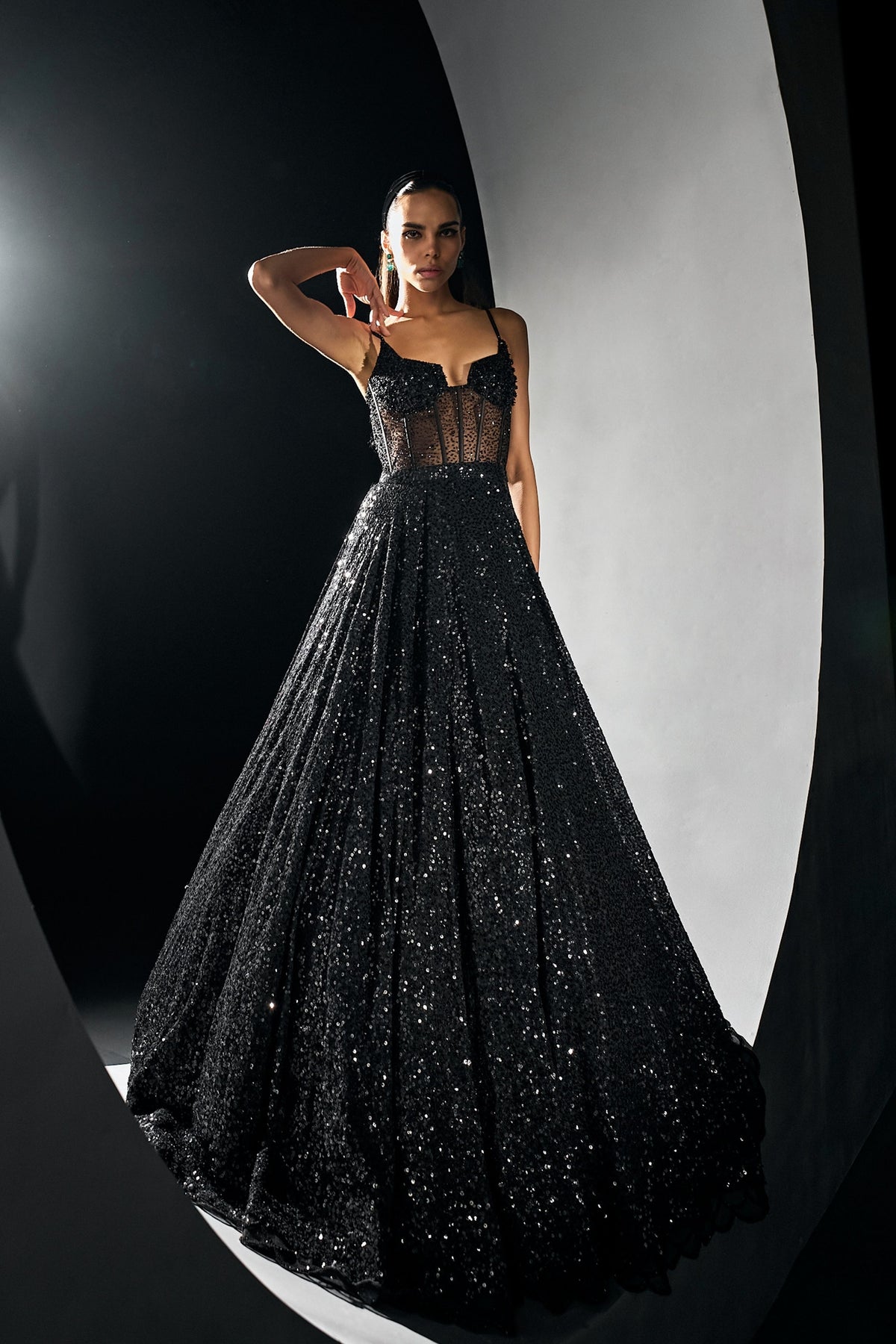 Black Corset Gown