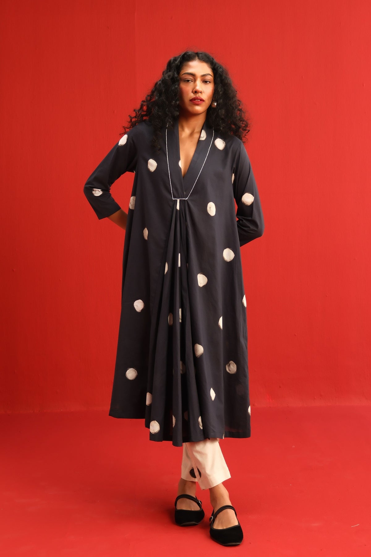 Polka Kurta Set