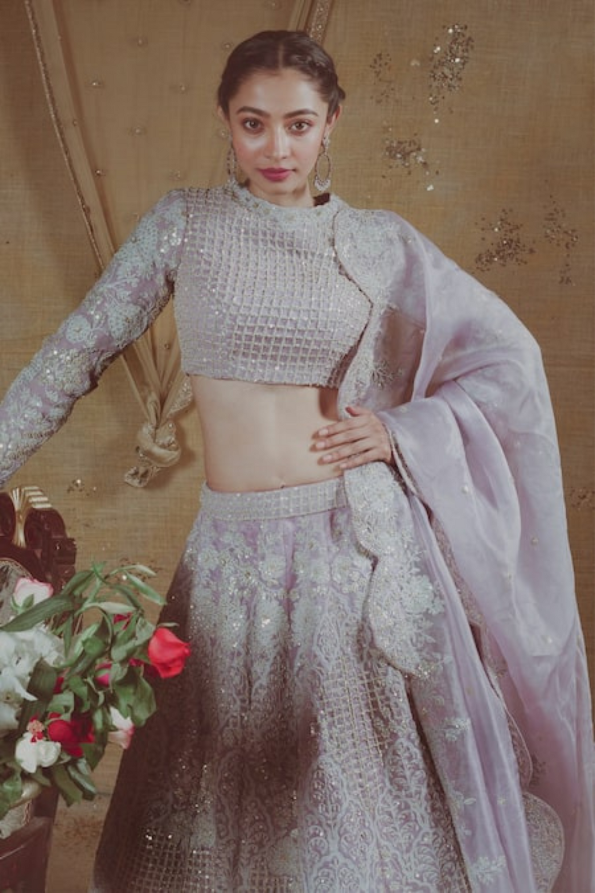 Light Purple Lehenga Set