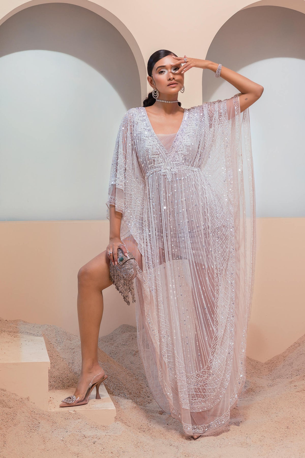 Pink Grecian Caftans