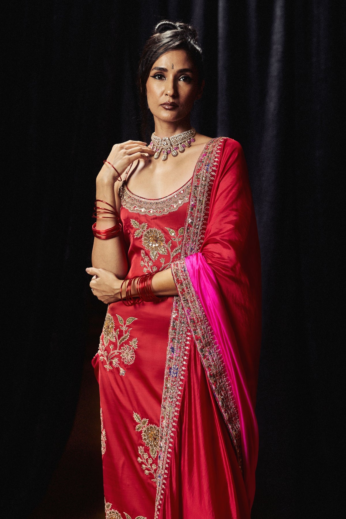 Surkh Laal Heavy Kurta Set