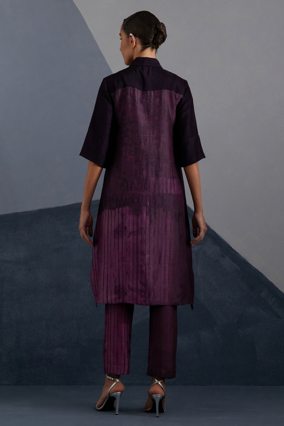 Omen Plum & Indigo Tunic Set