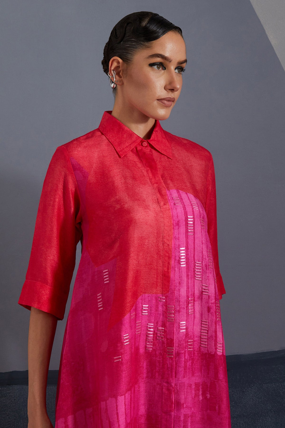 Omen Vermilion Tunic Set