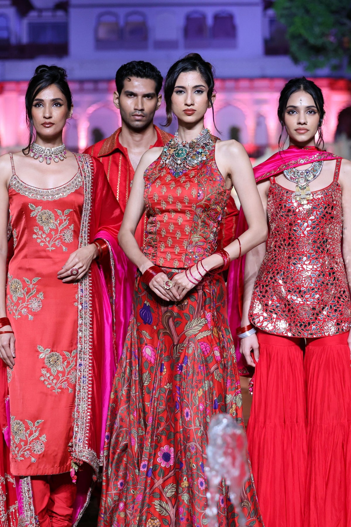 Surkh Laal Heavy Kurta Set