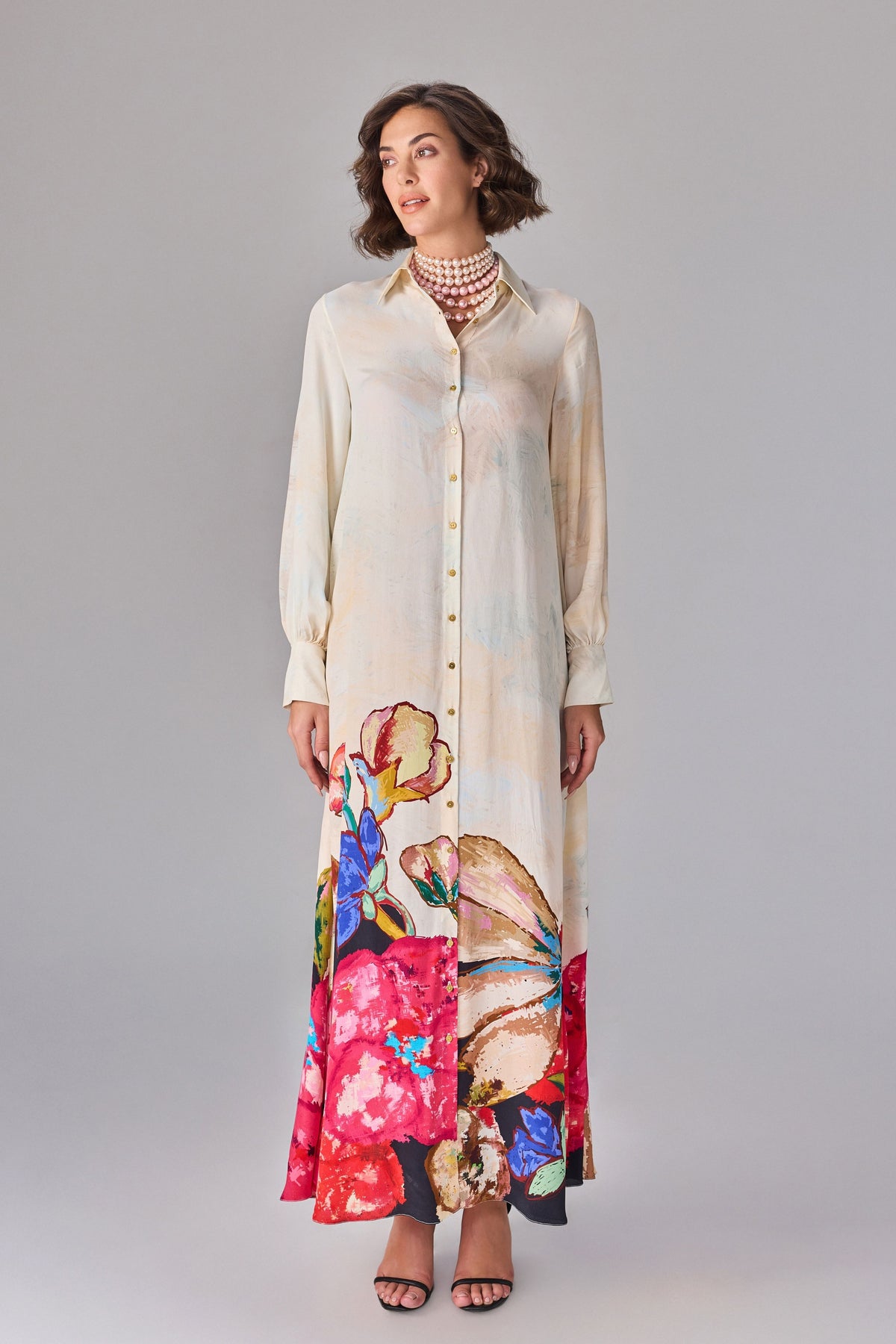 White Prime Lexi Shirt Dress
