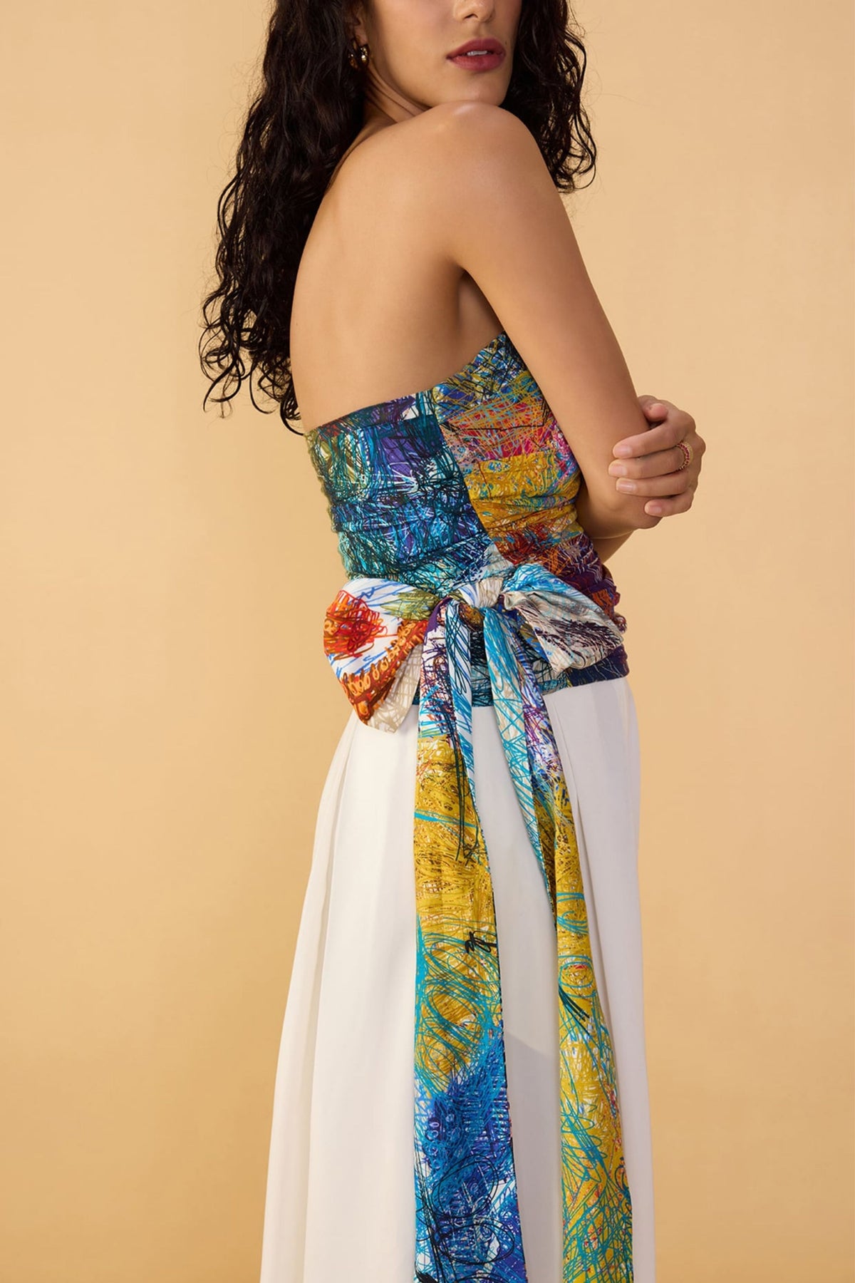 Solid White Saylor Palazzo