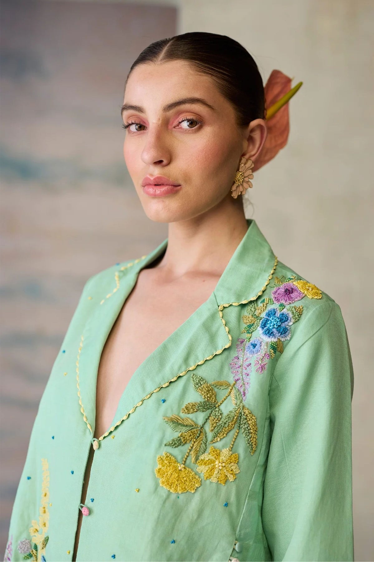 Seaglass Beaded Jacket