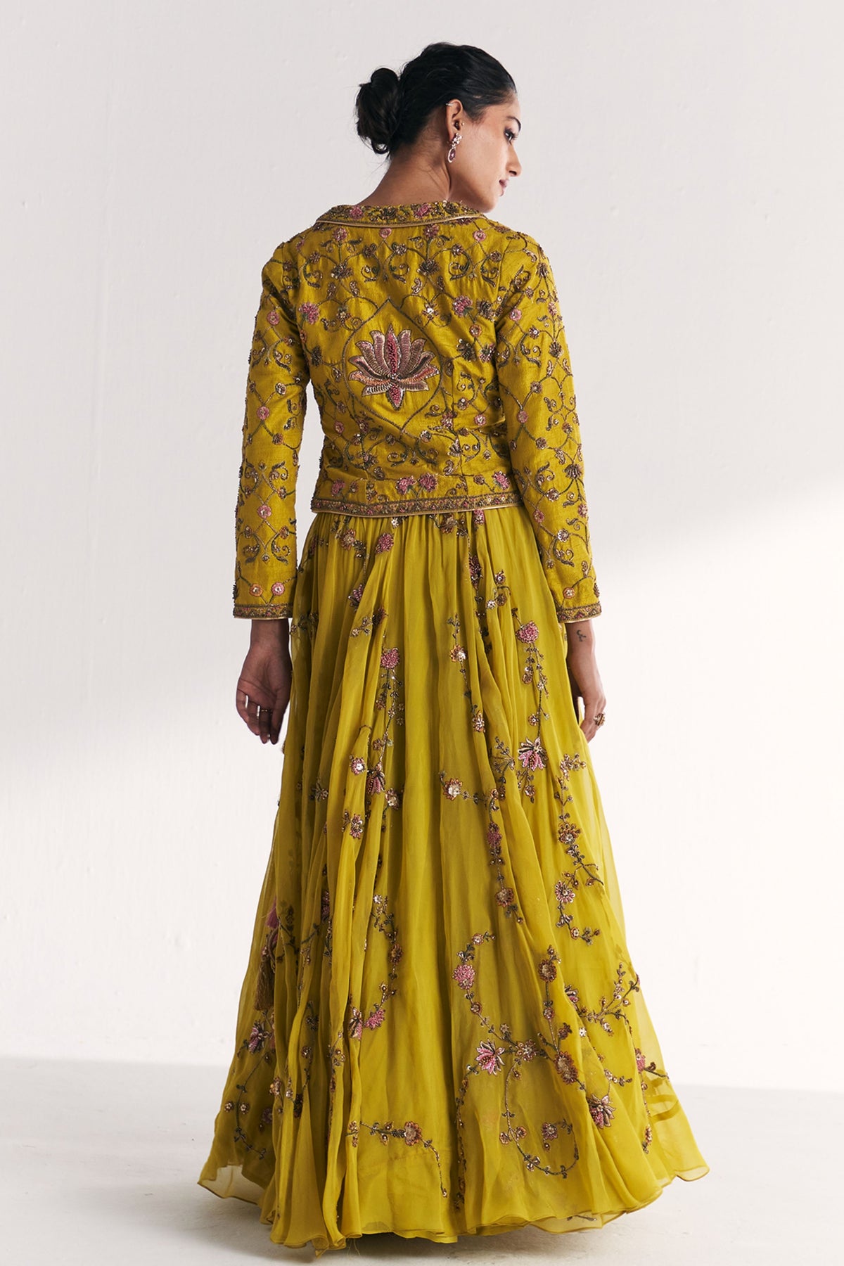 Kairi Lime Green Lehenga Set