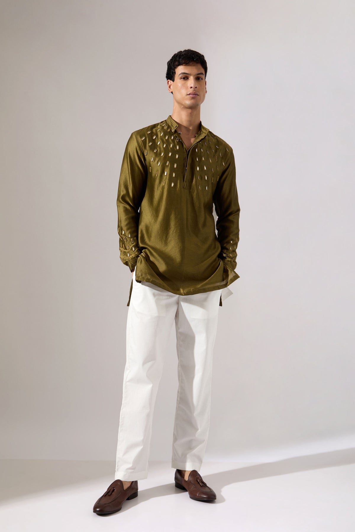 Conrad Hand Embroidered Kurta Set
